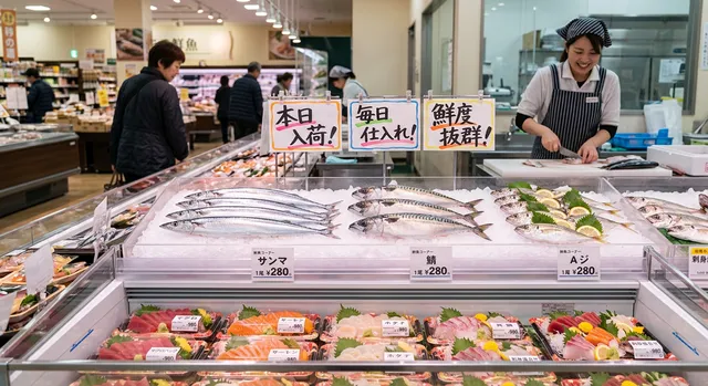 鮮魚コーナー